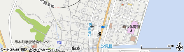鈴木石油株式会社　串本プロパン部周辺の地図