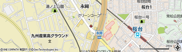 福岡県筑紫野市永岡1054周辺の地図