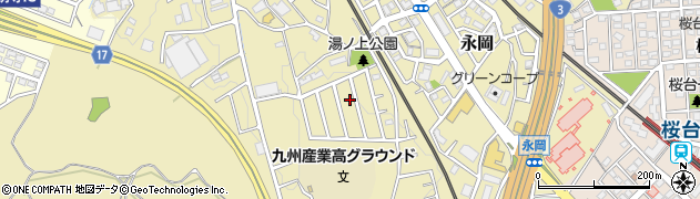 福岡県筑紫野市永岡1380周辺の地図