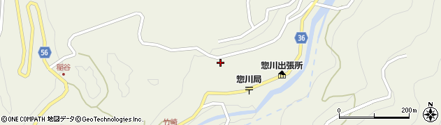 愛媛県西予市野村町惣川335周辺の地図