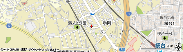 福岡県筑紫野市永岡1502周辺の地図