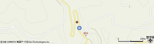 愛媛県西予市野村町惣川1552周辺の地図