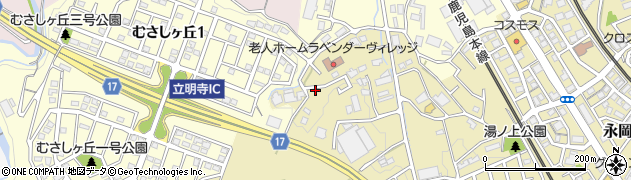 永岡西公園周辺の地図