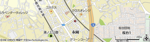 福岡県筑紫野市永岡1444周辺の地図