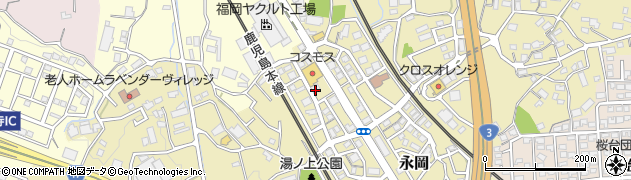 福岡県筑紫野市永岡1549周辺の地図