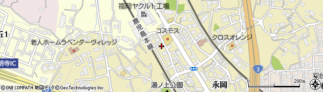 福岡県筑紫野市永岡1543周辺の地図
