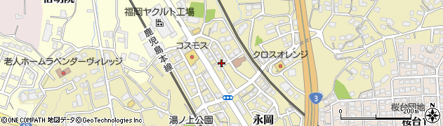 福岡県筑紫野市永岡1416周辺の地図