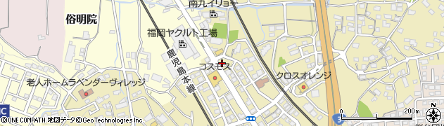 福岡県筑紫野市永岡1423周辺の地図
