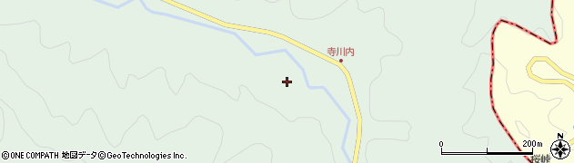 大分県中津市本耶馬渓町東屋形1737周辺の地図