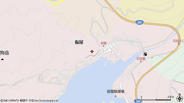 〒847-1435 佐賀県東松浦郡玄海町仮屋の地図