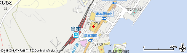 オークワ串本店周辺の地図