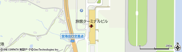 大分空港周辺の地図