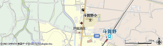 斗賀野郵便局周辺の地図