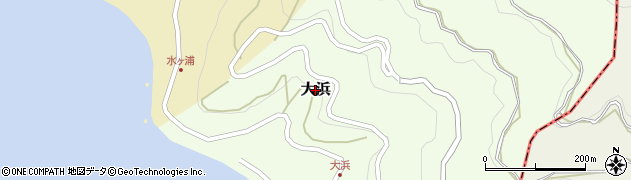 愛媛県伊方町（西宇和郡）大浜周辺の地図