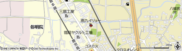 南九イリョー株式会社　福岡工場周辺の地図