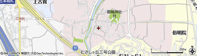アイシティイオンモール筑紫野店周辺の地図