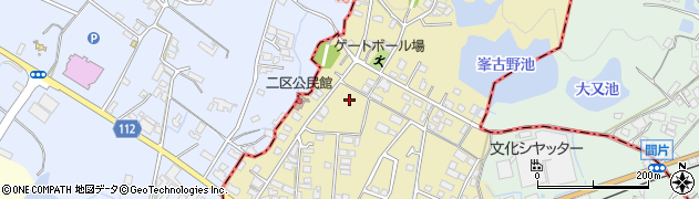 福岡県筑前町（朝倉郡）二周辺の地図