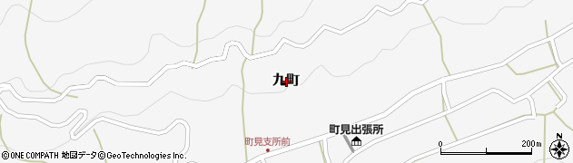 愛媛県西宇和郡伊方町九町周辺の地図