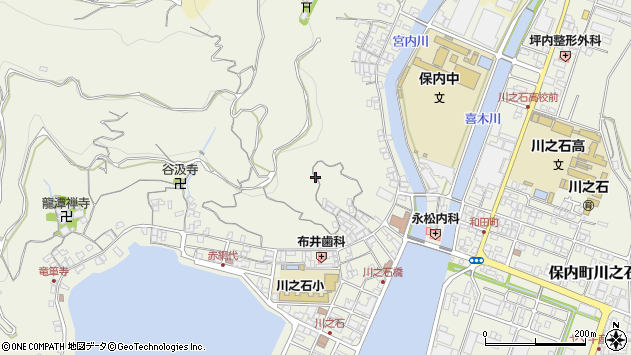 〒796-0201 愛媛県八幡浜市保内町川之石の地図