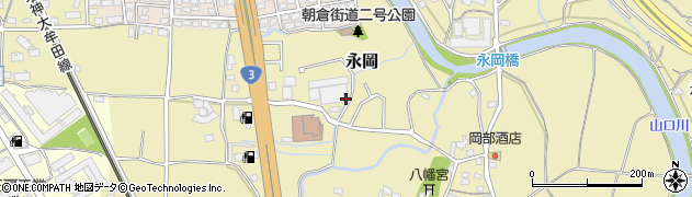 福岡県筑紫野市永岡744周辺の地図