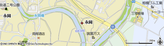 福岡県筑紫野市永岡50周辺の地図