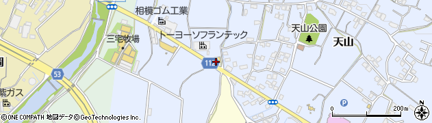 ジョイフル 筑紫野天山店周辺の地図