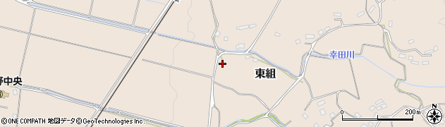 高知県佐川町（高岡郡）東組周辺の地図