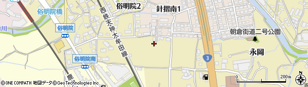 福岡県筑紫野市永岡812周辺の地図