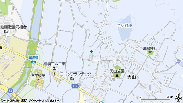 〒818-0012 福岡県筑紫野市天山の地図