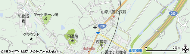 福岡県筑紫野市山家4272周辺の地図