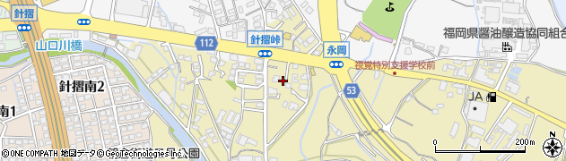 福岡県筑紫野市永岡187周辺の地図