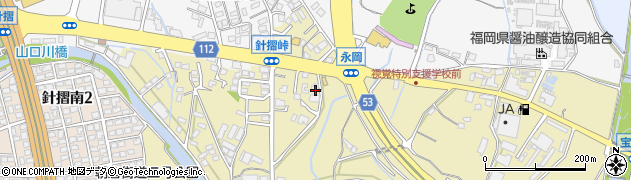 福岡県筑紫野市永岡190周辺の地図