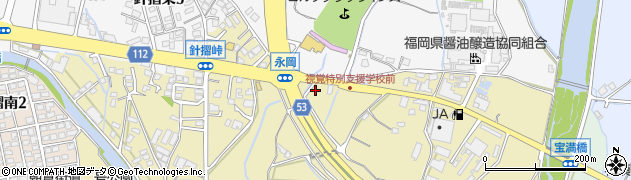 福岡県筑紫野市永岡163周辺の地図
