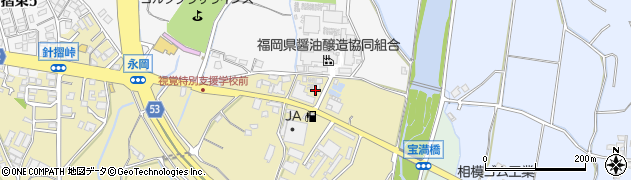 福岡県筑紫野市永岡86周辺の地図