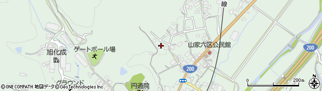 福岡県筑紫野市山家4653周辺の地図