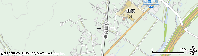 福岡県筑紫野市山家4516周辺の地図