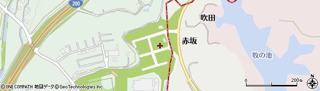 筑紫野さくら墓苑周辺の地図