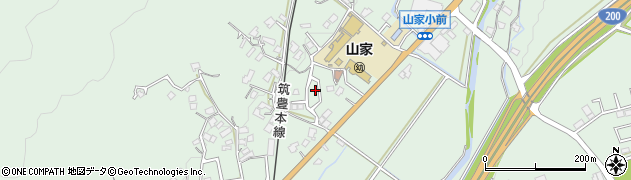 福岡県筑紫野市山家4520周辺の地図
