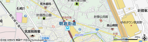 福岡銀行朝倉街道支店 ＡＴＭ周辺の地図