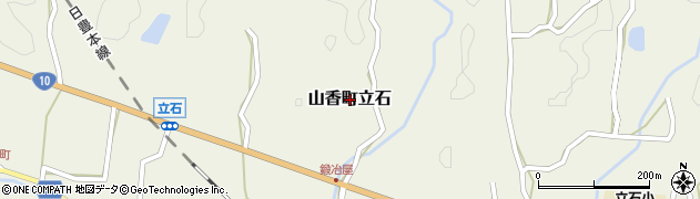 大分県杵築市山香町大字立石周辺の地図