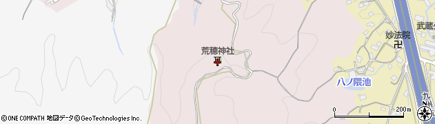 荒穂神社周辺の地図