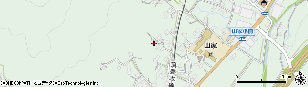 福岡県筑紫野市山家4474周辺の地図