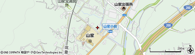 福岡県筑紫野市山家2726周辺の地図