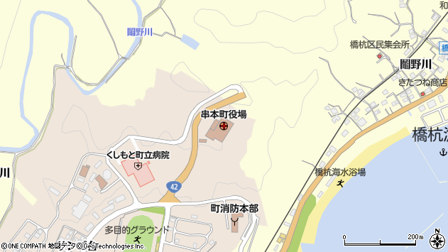 〒649-3500 和歌山県東牟婁郡串本町（以下に掲載がない場合）の地図