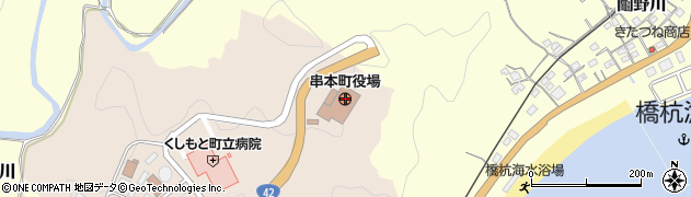 和歌山県東牟婁郡串本町周辺の地図