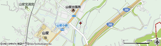 福岡県筑紫野市山家3667周辺の地図