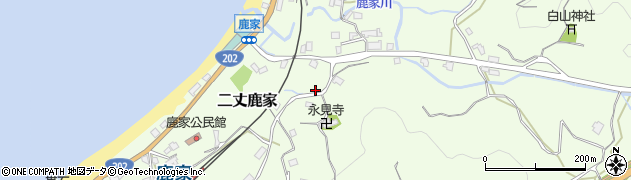 福岡県糸島市二丈鹿家周辺の地図