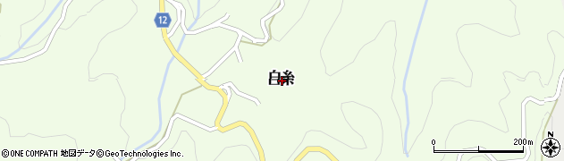 福岡県糸島市白糸周辺の地図