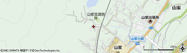 福岡県筑紫野市山家4363周辺の地図