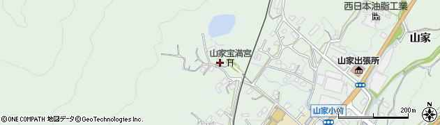 福岡県筑紫野市山家2683周辺の地図